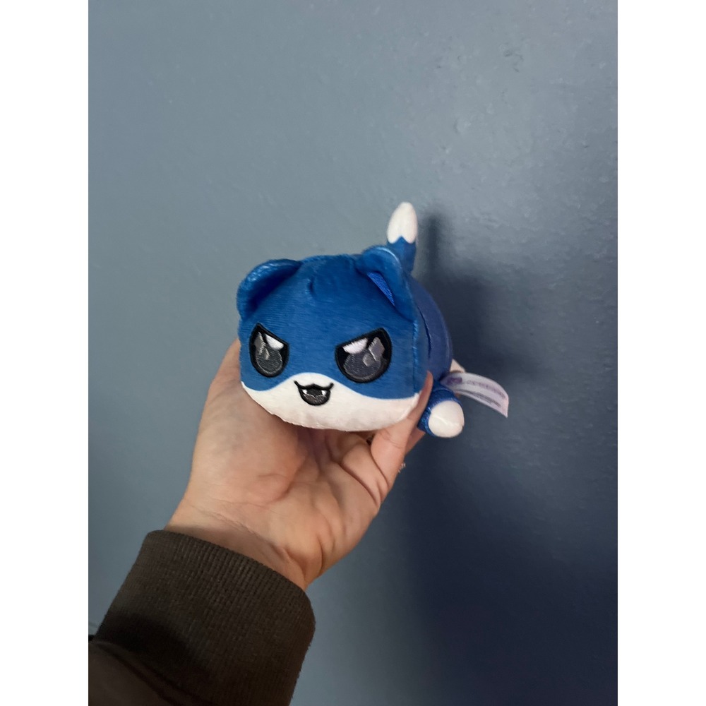 Aphmau Plush Blue Kawaii Cat Stuffed Animal Toy‎